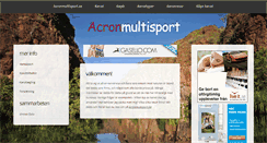 Desktop Screenshot of acronmultisport.se